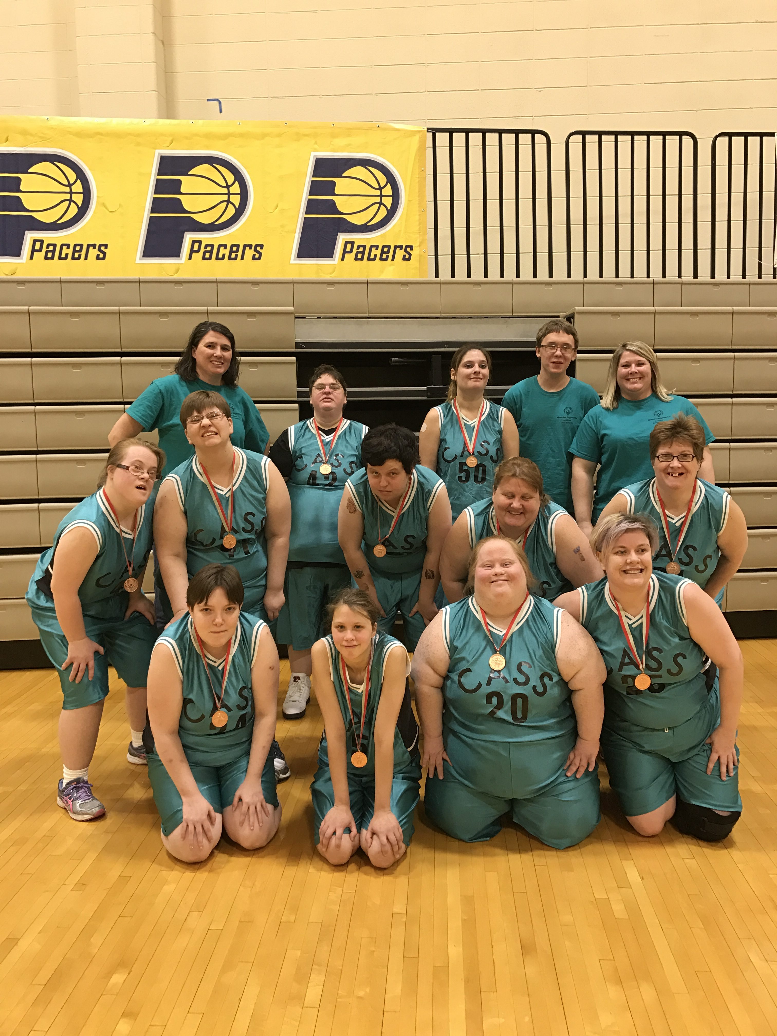 Special Olympics Women's Basketball Team earns bronze medal at State